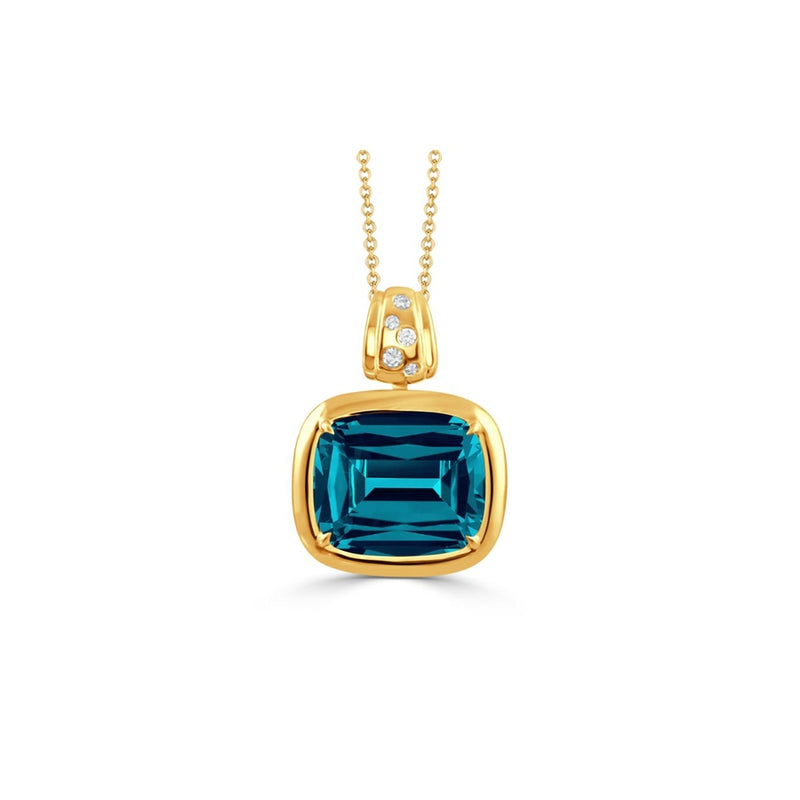 Doves by Doron Paloma London Blue Necklace P12490LBT-Y