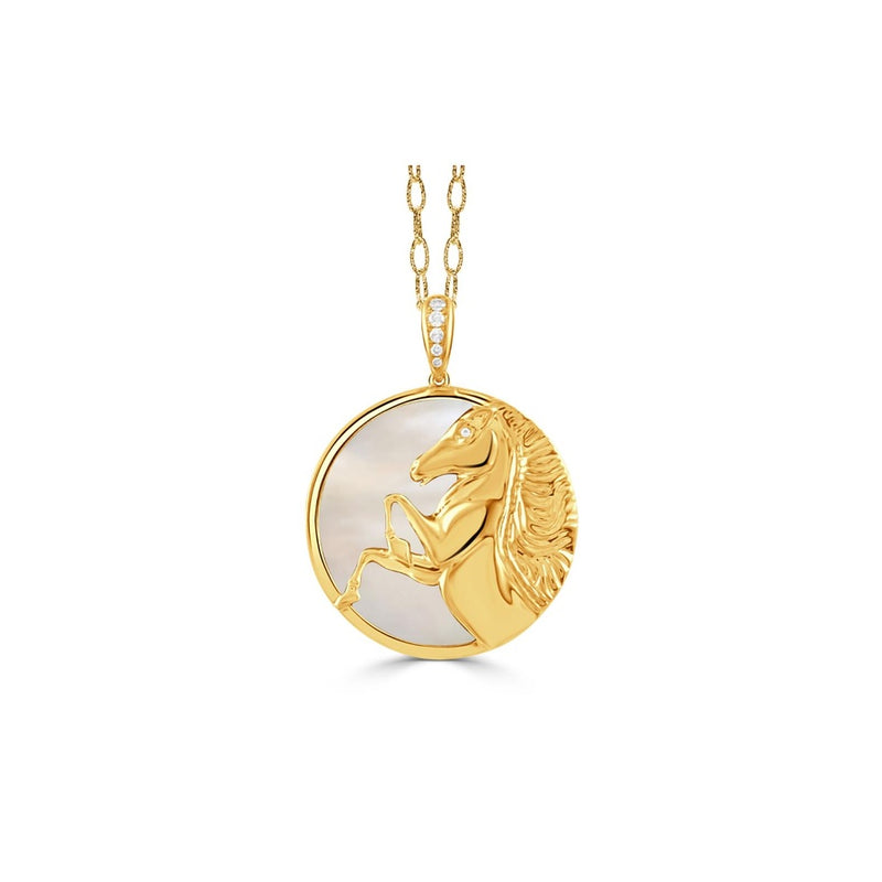 Doves by Doron Paloma Equestrian Pendant P11876WMP