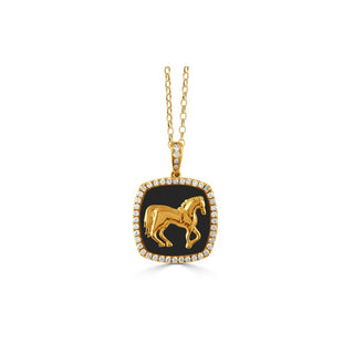 Doves by Doron Paloma Equestrian Pendant P10764BO