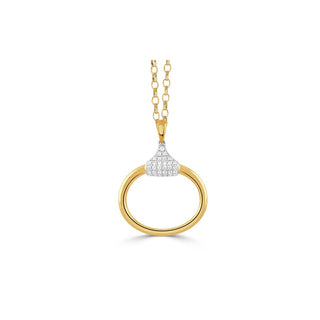 Doves by Doron Paloma Equestrian Pendant P11283TT-1
