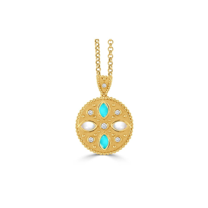 Doves by Doron Paloma Justinian Necklace P10435WMPTQ