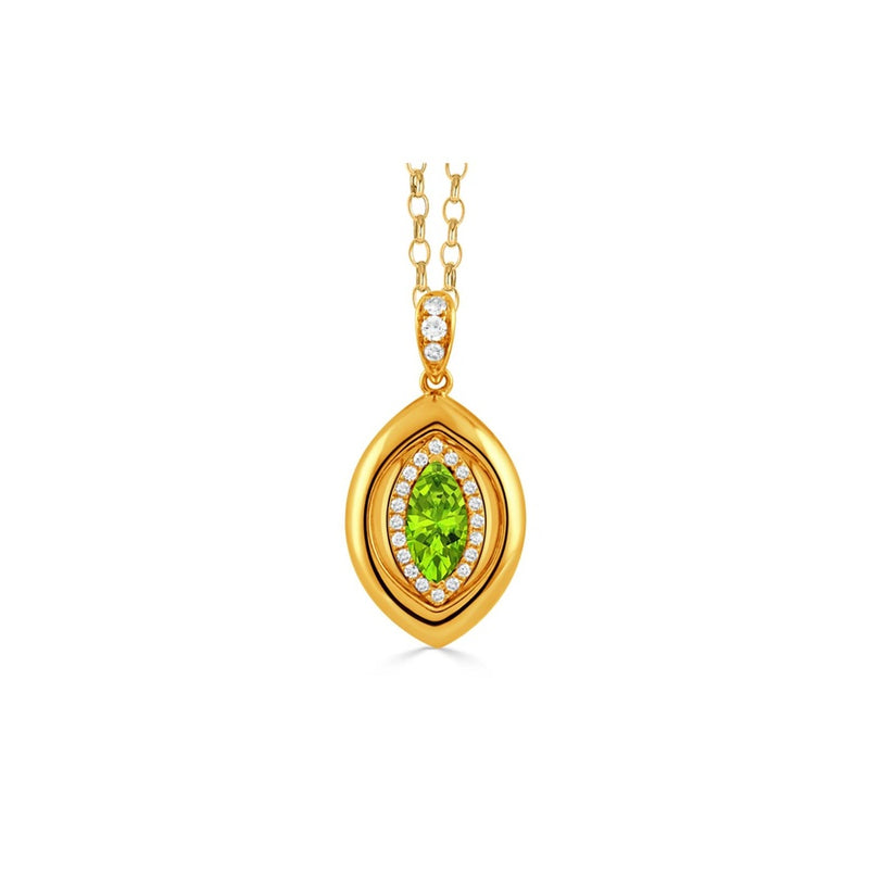Doves by Doron Paloma Peridot Necklace P12607PD