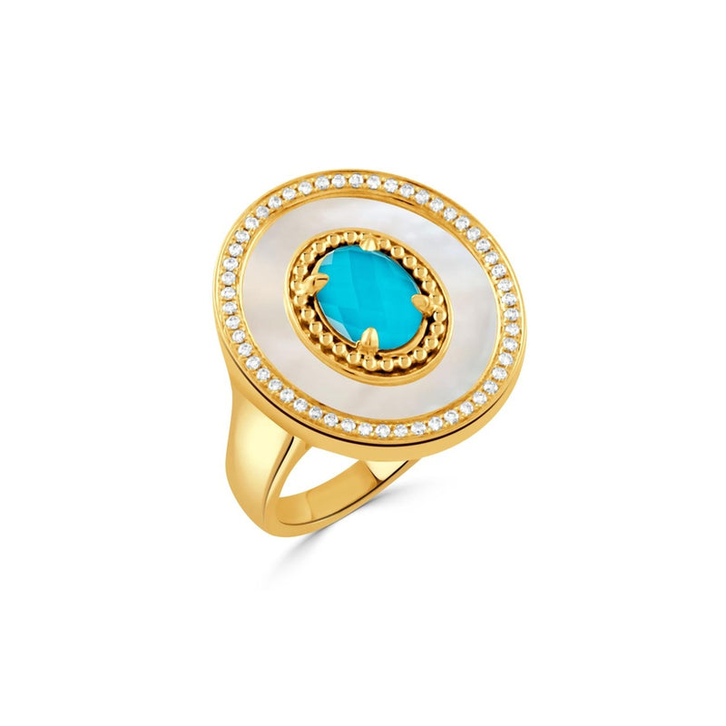 Doves by Doron Paloma Justinian Fashion Ring R11103WMPTQ