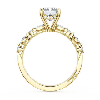 Emerald Solitaire Engagement Ring