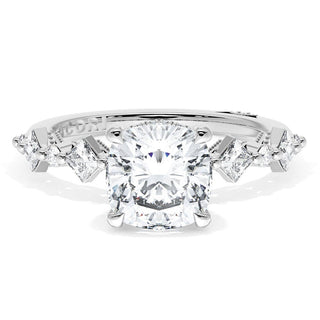 Cushion Solitaire Engagement Ring