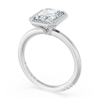 Emerald Bloom Engagement Ring