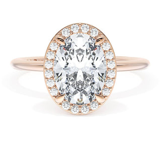 Oval Bloom Engagement Ring