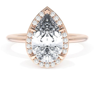 Pear Bloom Engagement Ring