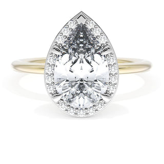 Pear Bloom Engagement Ring