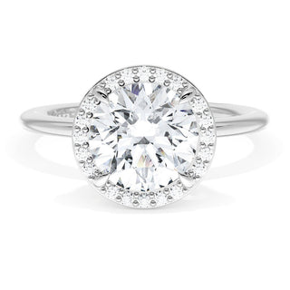 Round Bloom Engagement Ring
