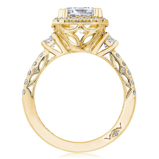 Emerald 3-Stone Engagement Ring