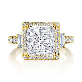 Princess 3-Stone Engagement Ring