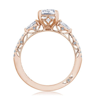Emerald 3-Stone Engagement Ring