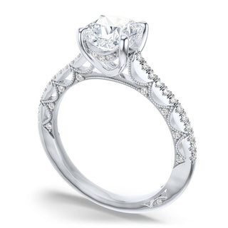 Cushion Solitaire Engagement Ring