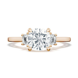 Cushion 3-Stone Engagement Ring