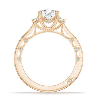 Cushion 3-Stone Engagement Ring