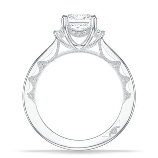 Emerald 3-Stone Engagement Ring