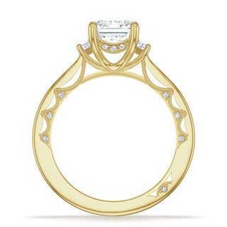 Emerald 3-Stone Engagement Ring