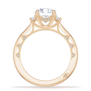 Round 3-Stone Engagement Ring