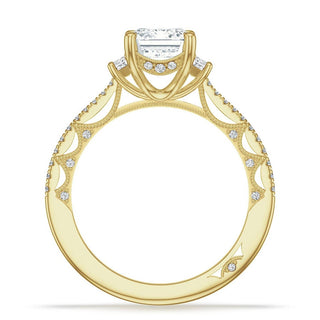 Emerald 3-Stone Engagement Ring