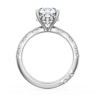 Cushion Bloom Engagement Ring