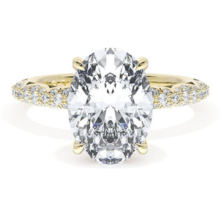 Oval Bloom Engagement Ring