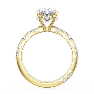 Oval Bloom Engagement Ring