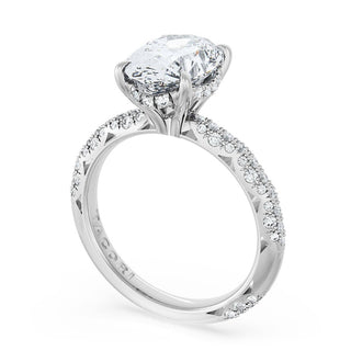 Oval Bloom Engagement Ring