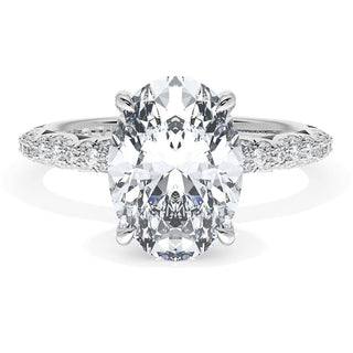 Oval Bloom Engagement Ring