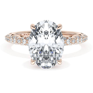 Oval Bloom Engagement Ring