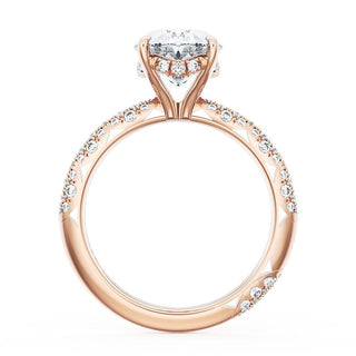 Oval Bloom Engagement Ring