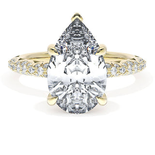 Pear Bloom Engagement Ring