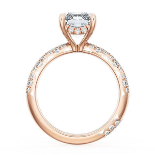 Radiant Bloom Engagement Ring