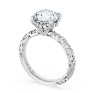 Round Bloom Engagement Ring