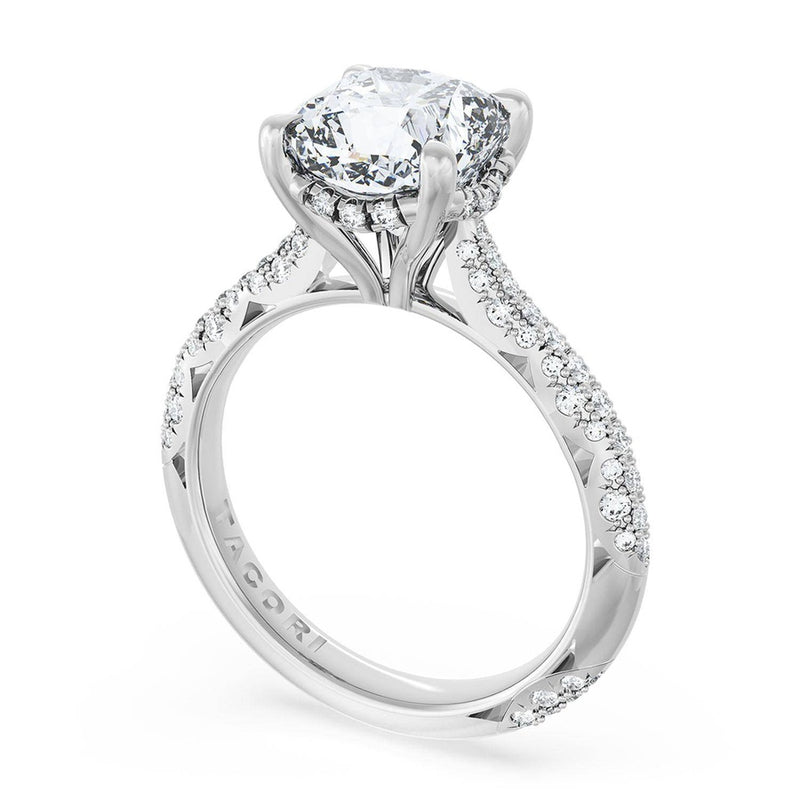 Cushion Bloom Engagement Ring