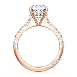 Cushion Bloom Engagement Ring