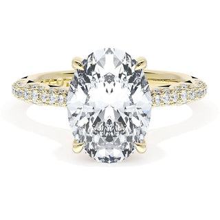 Oval Bloom Engagement Ring