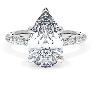 Pear Bloom Engagement Ring