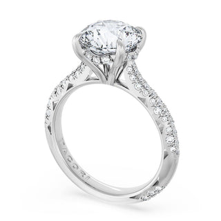 Round Bloom Engagement Ring