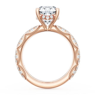 Cushion Bloom Engagement Ring