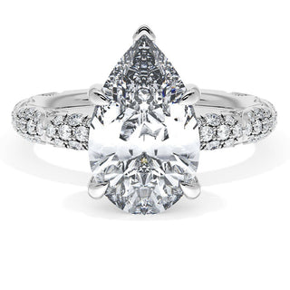 Pear Bloom Engagement Ring