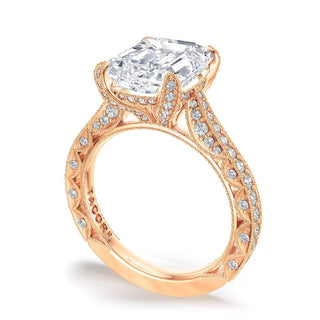 Emerald Solitaire Engagement Ring