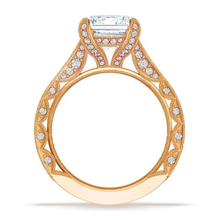Emerald Solitaire Engagement Ring