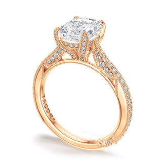 Emerald Solitaire Engagement Ring