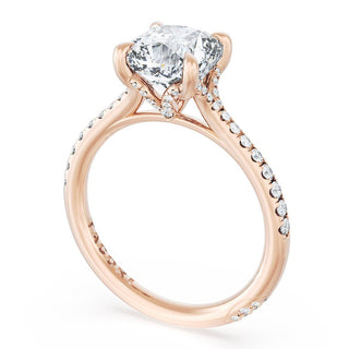 Cushion Solitaire Engagement Ring