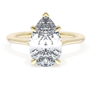 Pear Solitaire Engagement Ring