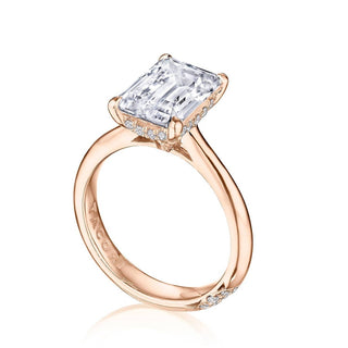 Emerald Solitaire Engagement Ring