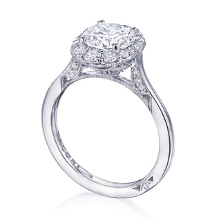 Round Bloom Engagement Ring