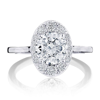 Round Bloom Engagement Ring