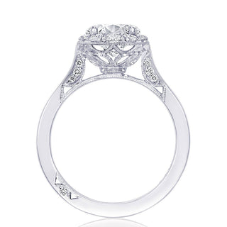 Round Bloom Engagement Ring